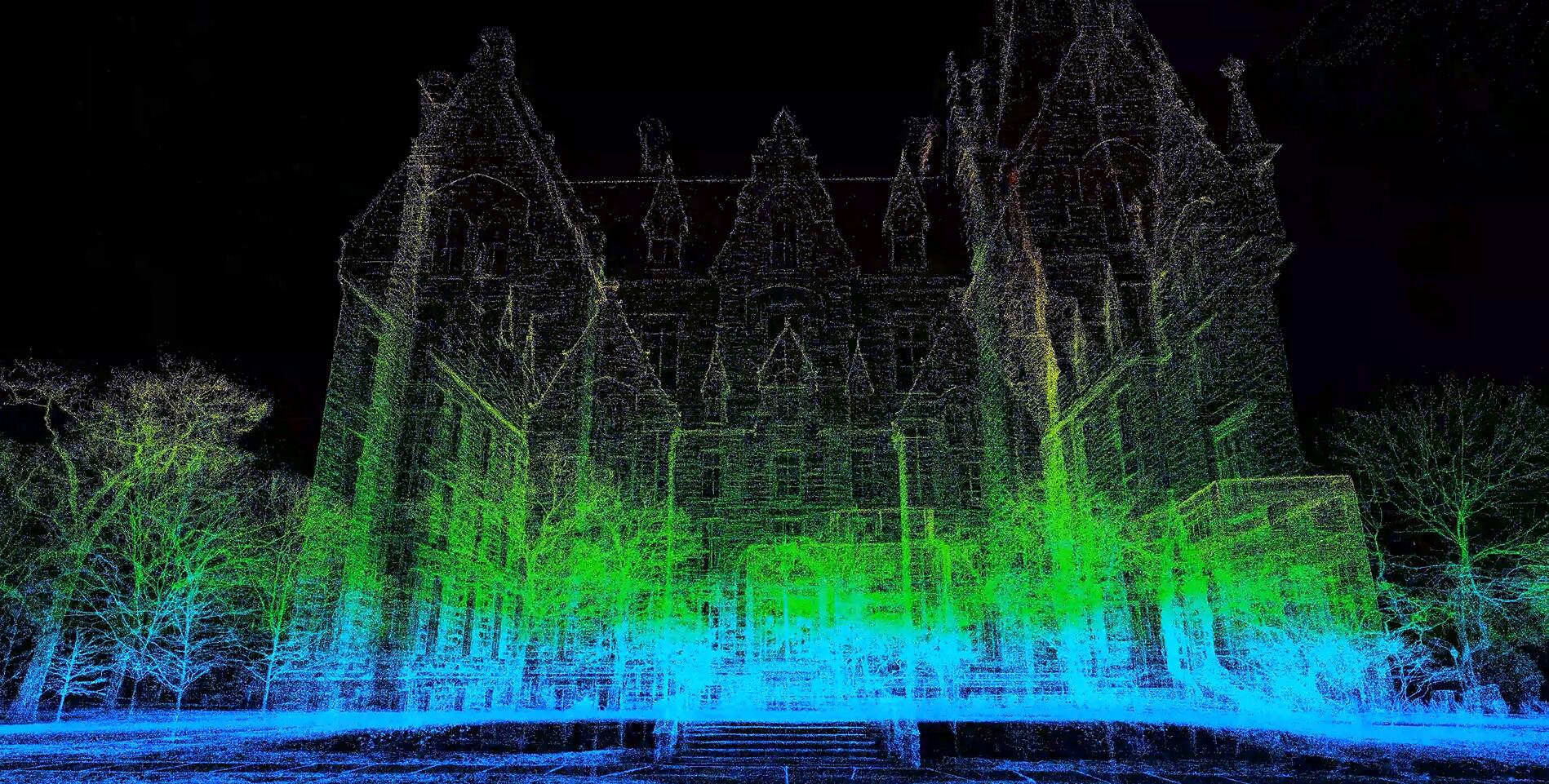 高斯溅射三维建模效果