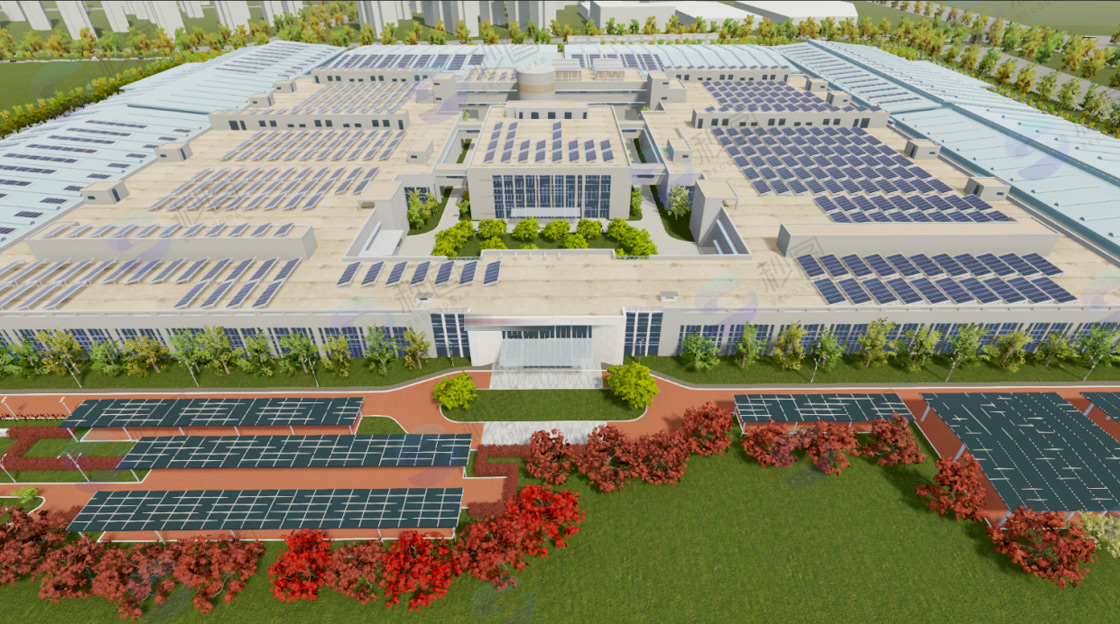 仓储建筑与结构3D建模