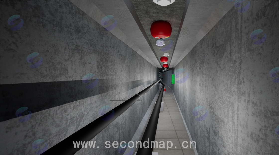 钟祥地下综合管廊三维建模