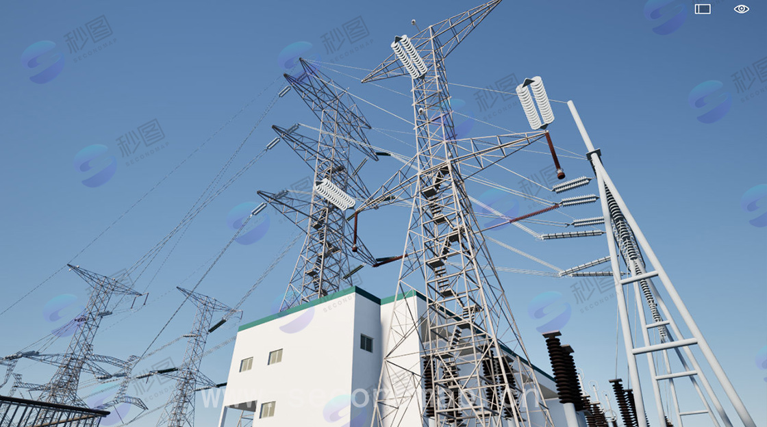 电力培训中心三维建模